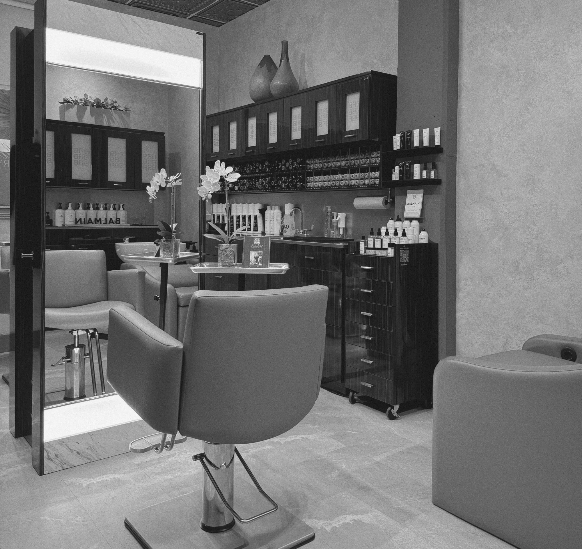 Styled hair portrait: salon policies