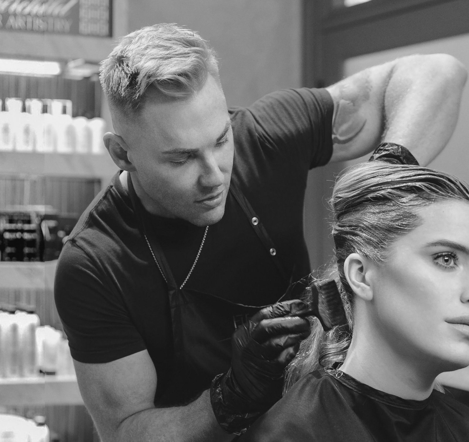 Styled hair portrait: service menu