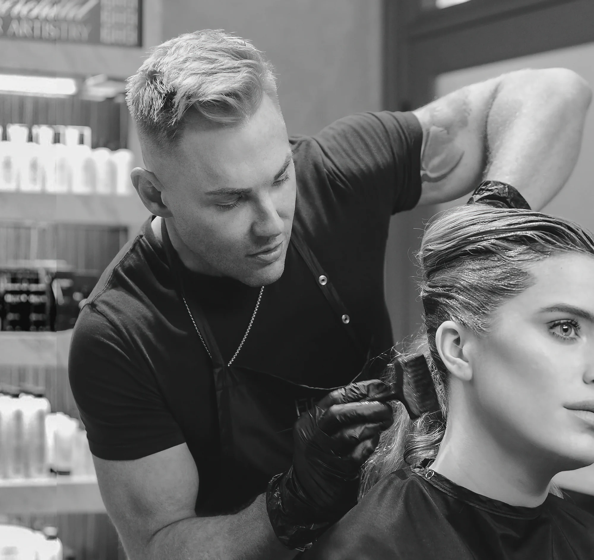 Styled hair portrait: service menu